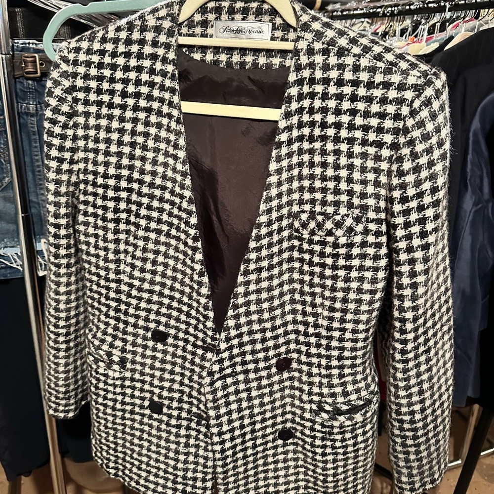 Vintage Saks Fifth Avenue wool skirt suit set